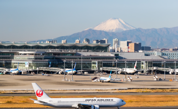 COVID-19 antigen testing in Haneda airport in Tokyo Japan 